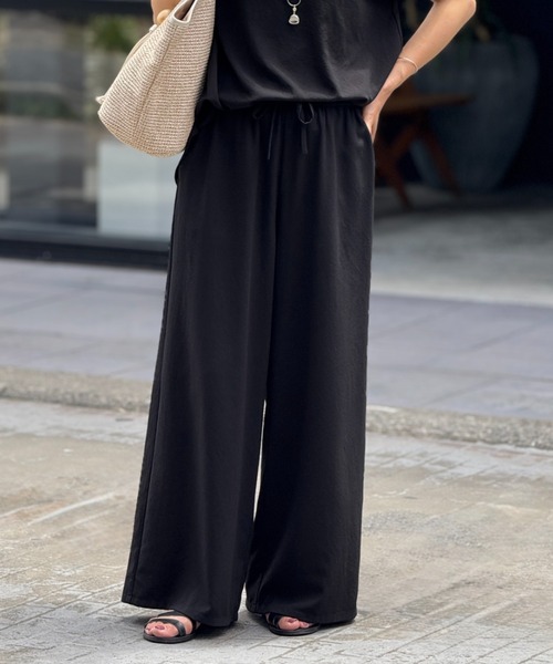 BEARDSLEY パンツ ストレッチジョーゼットパンツ レディース - 画像 (2)