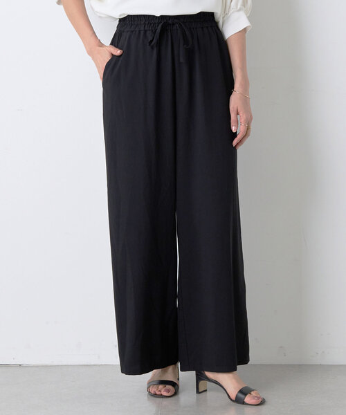 BEARDSLEY パンツ ストレッチジョーゼットパンツ レディース - 画像 (9)