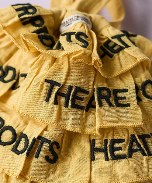 FREAK'S STORE ショルダーバッグ バッグ THEATRE PRODUCTS × STORE/シアタープロダクツ 別注 ロゴ刺繍 フリルティアードショル - 画像 (8)