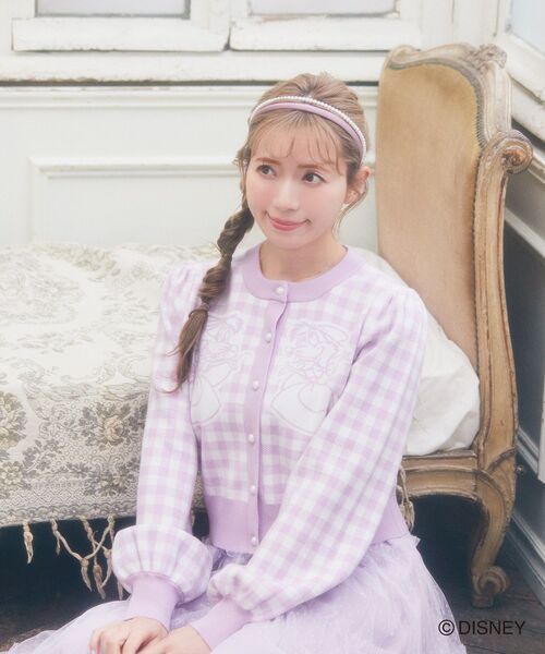 Disney カーディガン シンデレラ / スージー&パーラ チェックカーディガン レディース - 画像 (3)