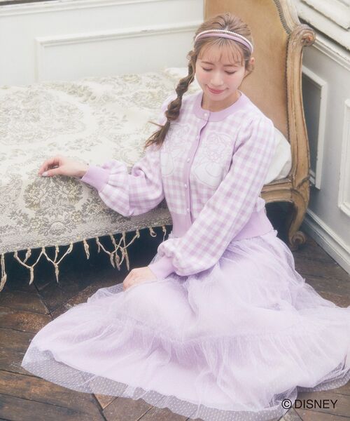 Disney カーディガン シンデレラ / スージー&パーラ チェックカーディガン レディース - 画像 (4)