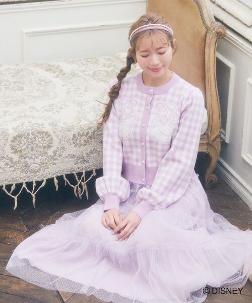 Disney カーディガン シンデレラ / スージー&パーラ チェックカーディガン レディース - 画像 (5)