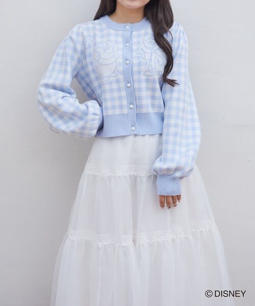 Disney カーディガン シンデレラ / スージー&パーラ チェックカーディガン レディース - 画像 (6)