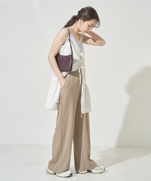 FREAK'S STORE パンツ 限定展開 セルフカット ワイド イージーパンツ レディース - 画像 (4)