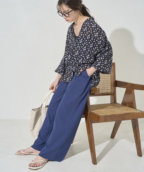 FREAK'S STORE パンツ 限定展開 セルフカット ワイド イージーパンツ レディース - 画像 (6)