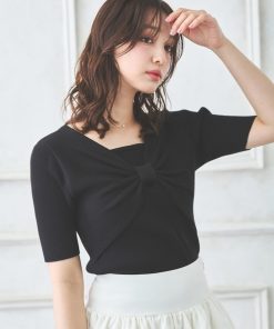 INGNI ニット セーター 「WEB限定」リボンレイヤード風ニット レディース