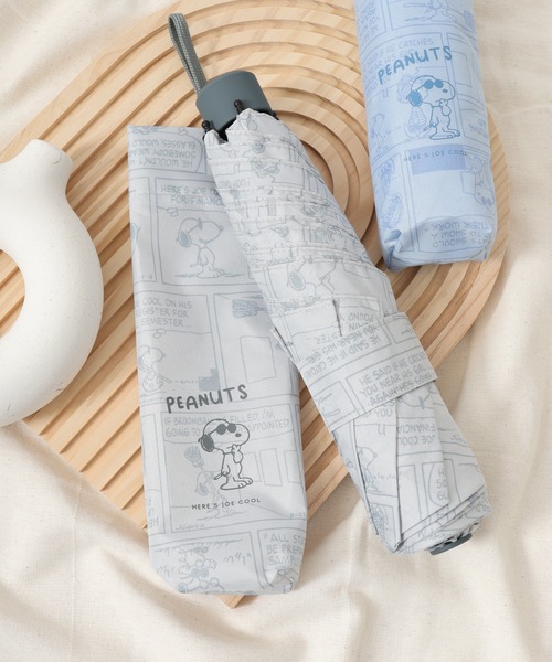 PEANUTS 折りたたみ傘 ピーナッツ雨傘/ 折りたたみ傘 メンズ レディース - 画像 (3)