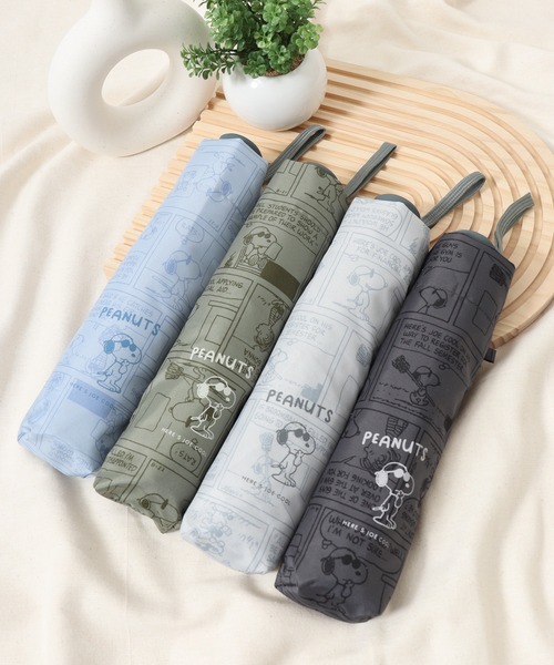 PEANUTS 折りたたみ傘 ピーナッツ雨傘/ 折りたたみ傘 メンズ レディース - 画像 (2)