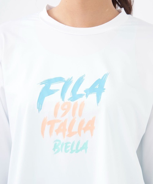 FILA ラッシュガード 「FILA:フィラ」レディースTシャツ+タンキニ4点セット水着/水陸両用UVカットラッシュガード・バギーショーツ付きタンキニ(水着) - 画像 (8)
