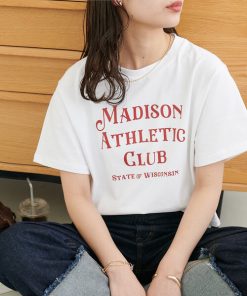 Discoat tシャツ 「WEB限定」MADISONコンパクトTシャツ レディース