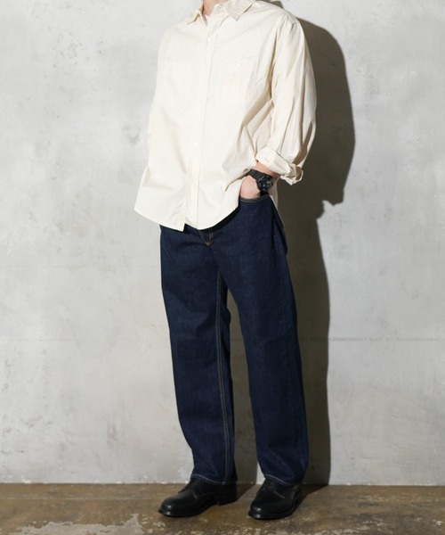 PENNEYS ジーンズ PENNEY'S FOREMOST / ぺニーズフォアモスト BACK STRAP 40S 5POCKET PANT ONE WASH シン - 画像 (4)