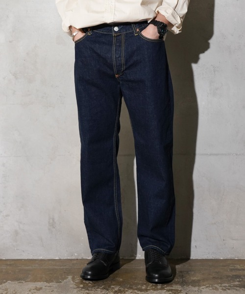 PENNEYS ジーンズ PENNEY'S FOREMOST / ぺニーズフォアモスト BACK STRAP 40S 5POCKET PANT ONE WASH シン - 画像 (3)