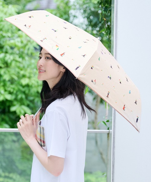 Arnold Palmer 折りたたみ傘 アート総柄 晴雨兼用 シェア 折り畳み傘 レディース メンズ - 画像 (2)