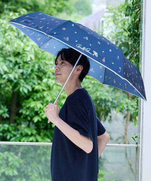 Arnold Palmer 折りたたみ傘 アート総柄 晴雨兼用 シェア 折り畳み傘 レディース メンズ - 画像 (3)