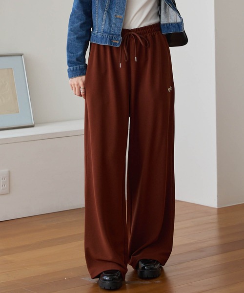 PENNEYS パンツ PENNEYS/ペニーズ 別注 THE FOX ロゴ ワンポイントワッペン刺繍 ドローストリング イージーパンツ レディース メンズ - 画像 (5)