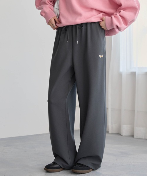 PENNEYS パンツ PENNEYS/ペニーズ 別注 THE FOX ロゴ ワンポイントワッペン刺繍 ドローストリング イージーパンツ レディース メンズ - 画像 (4)