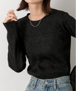 ad thie 「ad thie」 長袖ニット FREE ブラック レディース