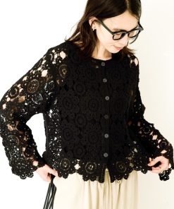 AMERICAN HOLIC カーディガン トーションレースカーディガン レディース