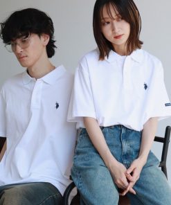 U.S. POLO ASSN. ポロシャツ 「U.S. ASSN./ユーエスポロアッスン」ワンポイント刺繍 接触冷感 半袖 メンズ レディース