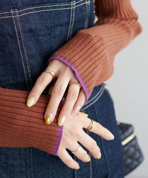 Discoat 「DISCOAT」 長袖ニット MEDIUM モカ レディース - 画像 (8)