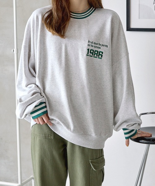 MONO-MART 「MONO-MART」 スウェットカットソー FREE ブラック レディース - 画像 (5)