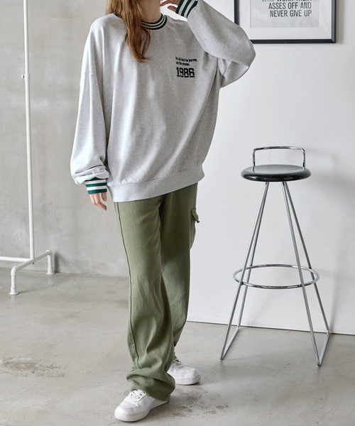 MONO-MART 「MONO-MART」 スウェットカットソー FREE ブラック レディース - 画像 (6)