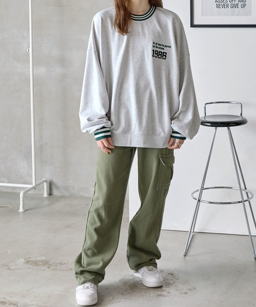 MONO-MART 「MONO-MART」 スウェットカットソー FREE ブラック レディース - 画像 (7)