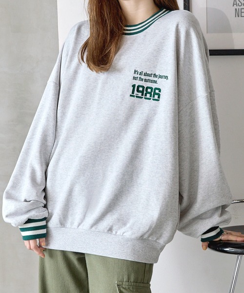 MONO-MART 「MONO-MART」 スウェットカットソー FREE ブラック レディース - 画像 (8)