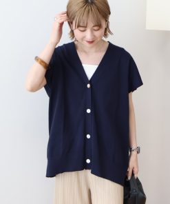 AMERICAN HOLIC カーディガン Vネックニットカーディガン レディース