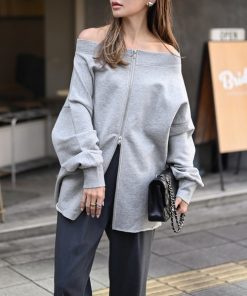 Bonjour Sagan 「Bonjour Sagan」 スウェットカットソー FREE ライトグレー レディース