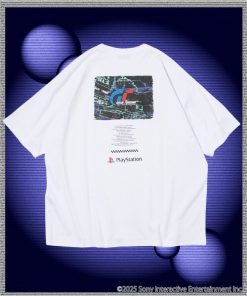 FREAK'S STORE tシャツ 限定展開 MR HEARTS/ミスターハーツ PlayStation BACK PRINT CREW NECK TEE / GRAN TUR