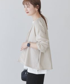 AMERICAN HOLIC 「AMERICAN HOLIC」 ジップアップブルゾン M ライトベージュ レディース