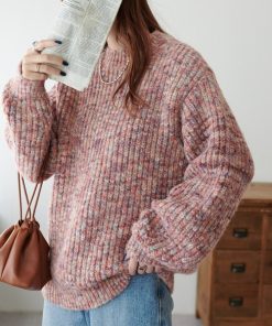 Discoat 「DISCOAT」 長袖ニット FREE ピンク レディース