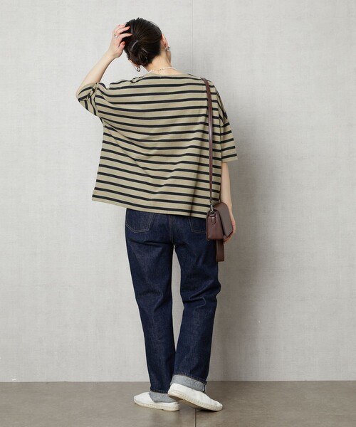 FREAK'S STORE 「FREAK'S STORE」 7分袖カットソー フリ- グリーン レディース - 画像 (3)