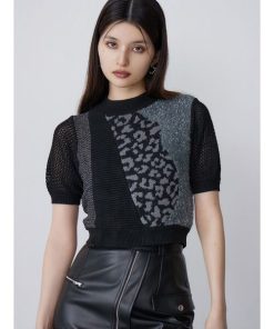 MURUA ニット セーター クロシェパターンニット レディース