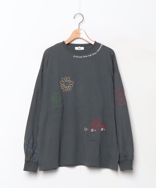 MONO-MART 「MONO-MART」 長袖カットソー FREE グレー レディース