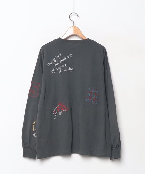 MONO-MART 「MONO-MART」 長袖カットソー FREE グレー レディース - 画像 (2)