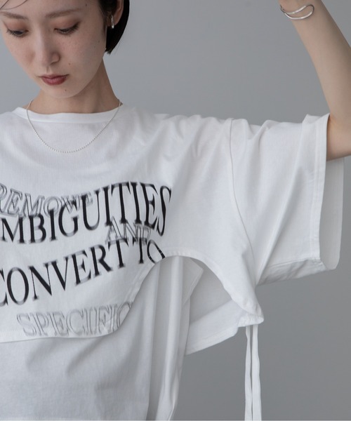 MONO-MART 「MONO-MART」 長袖カットソー FREE グレー レディース - 画像 (7)