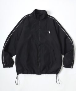 U.S. POLO ASSN. 「U.S. ASSN.」 ナイロンブルゾン M ブラック系その他 メンズ