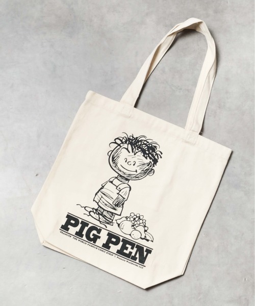 PEANUTS トートバッグ 「78」「FRUIT OF THE LOOM x PEANUTS」トートバッグ レディース メンズ - 画像 (3)