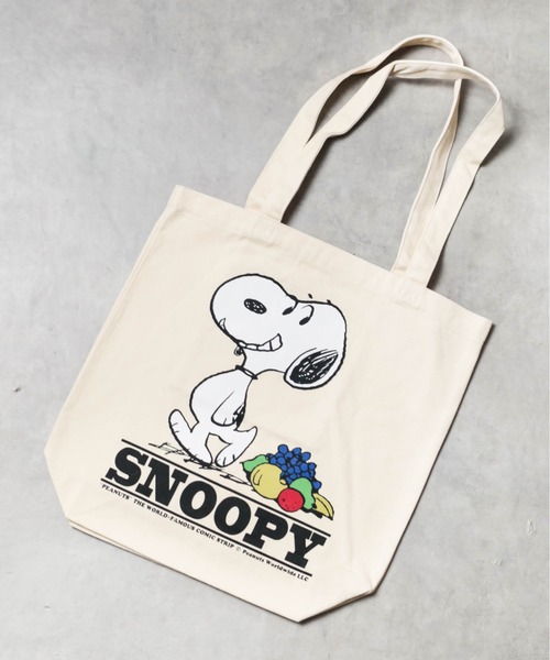 PEANUTS トートバッグ 「78」「FRUIT OF THE LOOM x PEANUTS」トートバッグ レディース メンズ - 画像 (2)