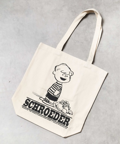PEANUTS トートバッグ 「78」「FRUIT OF THE LOOM x PEANUTS」トートバッグ レディース メンズ - 画像 (4)
