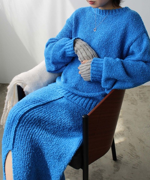 GeeRA 「GeeRA」 長袖ニット MEDIUM ブルー レディース - 画像 (6)