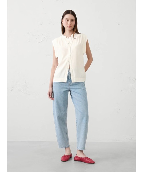 BANANA REPUBLIC ブラウス シャツ FACTORY STORE ツイル ボタントップス レディース - 画像 (5)