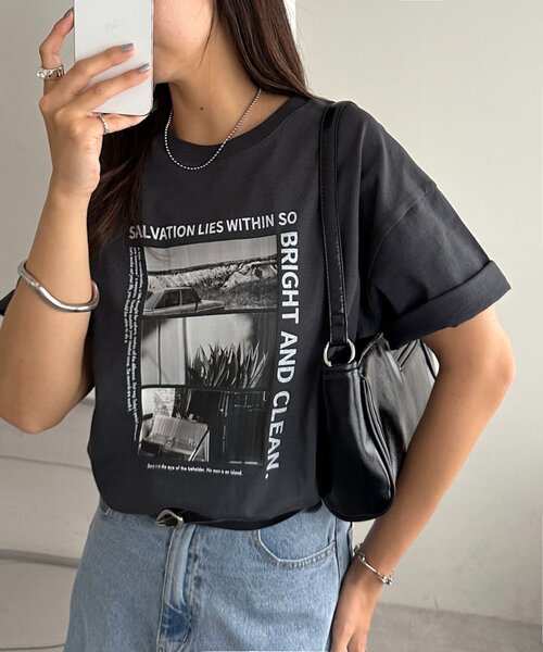 Discoat tシャツ 「ユニセックス」SALVATIONフォトTシャツ レディース メンズ - 画像 (2)
