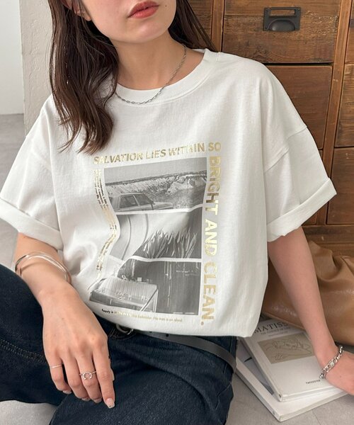 Discoat tシャツ 「ユニセックス」SALVATIONフォトTシャツ レディース メンズ - 画像 (4)