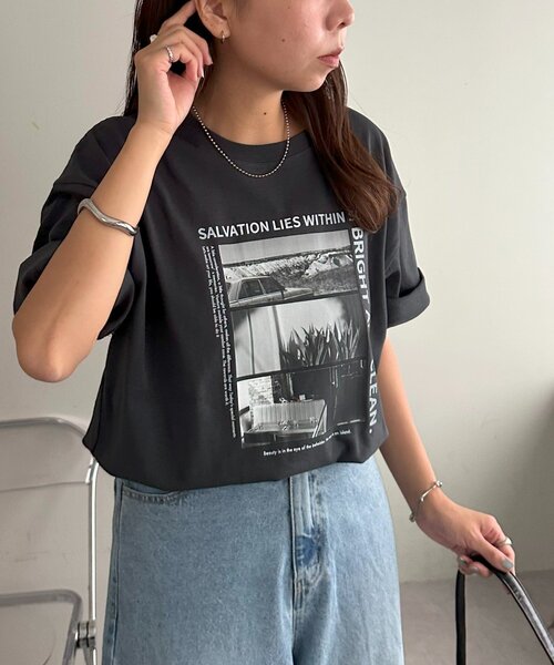Discoat tシャツ 「ユニセックス」SALVATIONフォトTシャツ レディース メンズ - 画像 (7)