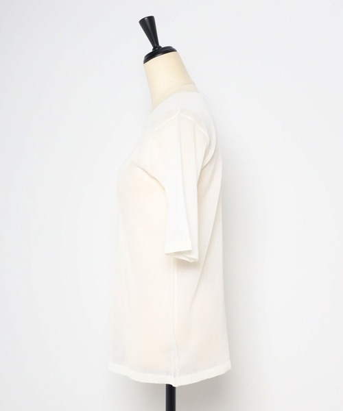 Bonjour Sagan 「Bonjour Sagan」 「ANDSEARCH」半袖ニット FREE ネイビー レディース - 画像 (4)