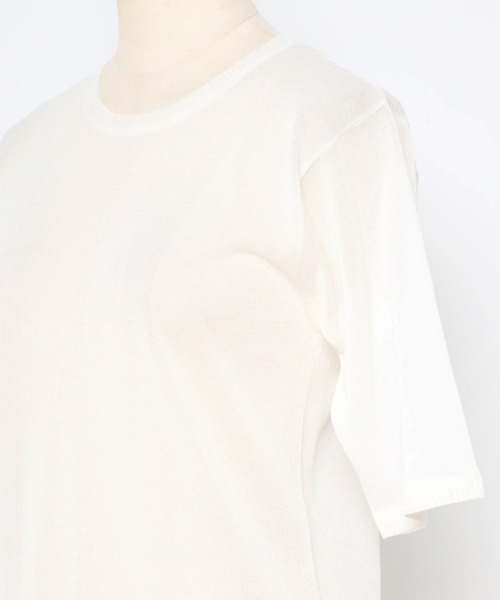 Bonjour Sagan 「Bonjour Sagan」 「ANDSEARCH」半袖ニット FREE ネイビー レディース - 画像 (6)