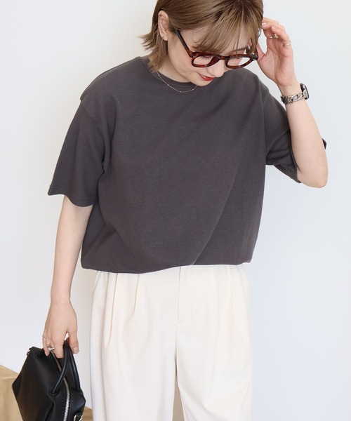 AMERICAN HOLIC tシャツ ワッフル半袖プルオーバー レディース - 画像 (3)